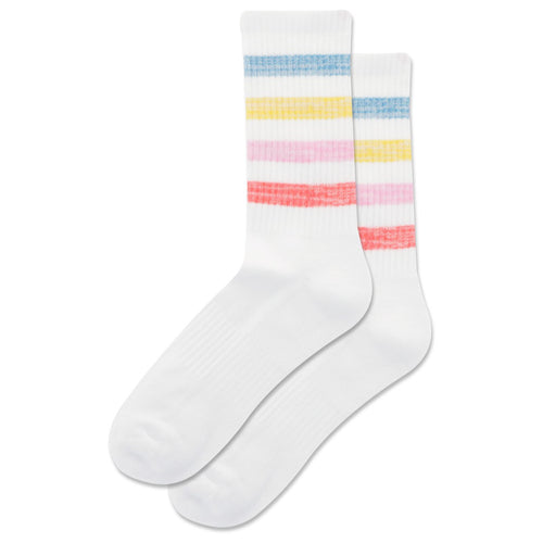 Colorful Stripes (Women’s) Sport. Moisture Wicking . Antimicrobial. Arch Compression