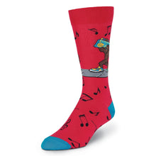 Load image into Gallery viewer, Boom Box Big Foot Music Socks (Men’s)