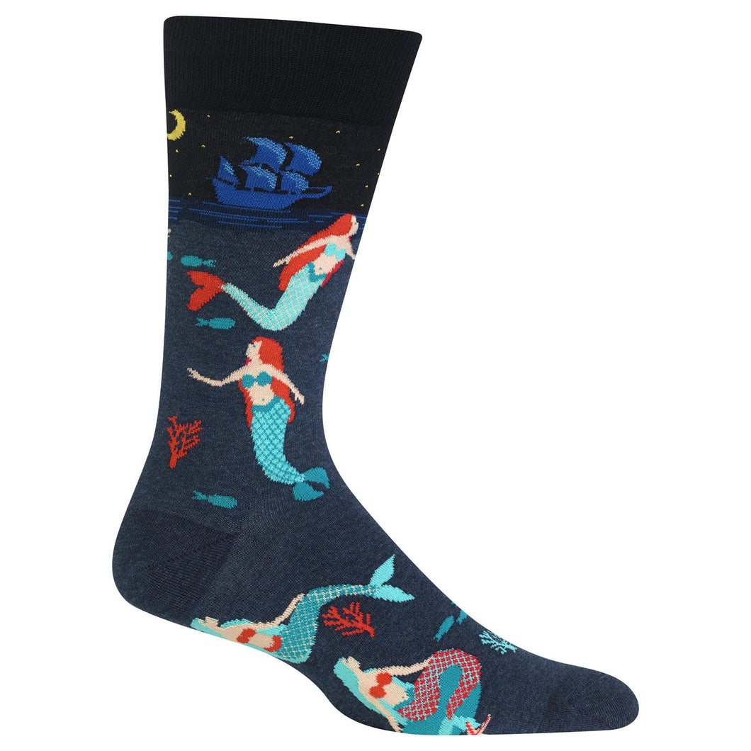 Mermaid Men's Crew Socks – The Sock Barrel
