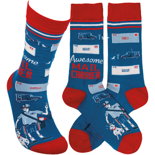 Awesome Mail Carrier Socks / Postal (Unisex)