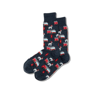 Firefighter / Firetruck/ Dalmatian  Socks (Men’s)