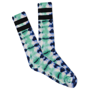 Tie Dye and Stripes Sport Socks (Men’s) Arch Compression