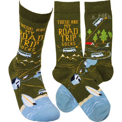 These Are My Road Trip Socks (Unisex).   Travel