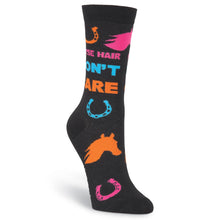 Load image into Gallery viewer, Horse Hair Don’t Care Socks (Women’s)