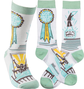 Got Out Of Bed Champion Socks (Unisex)
