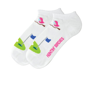 Huntin’ Birdies Socks / Golf (Women’s) Low Cut Ankle