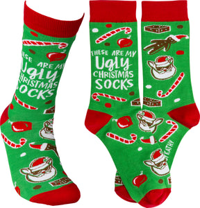 These Are My Ugly Christmas Socks (Women’s)