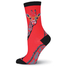 Load image into Gallery viewer, Giraffe With Glasses Socks (Women’s)