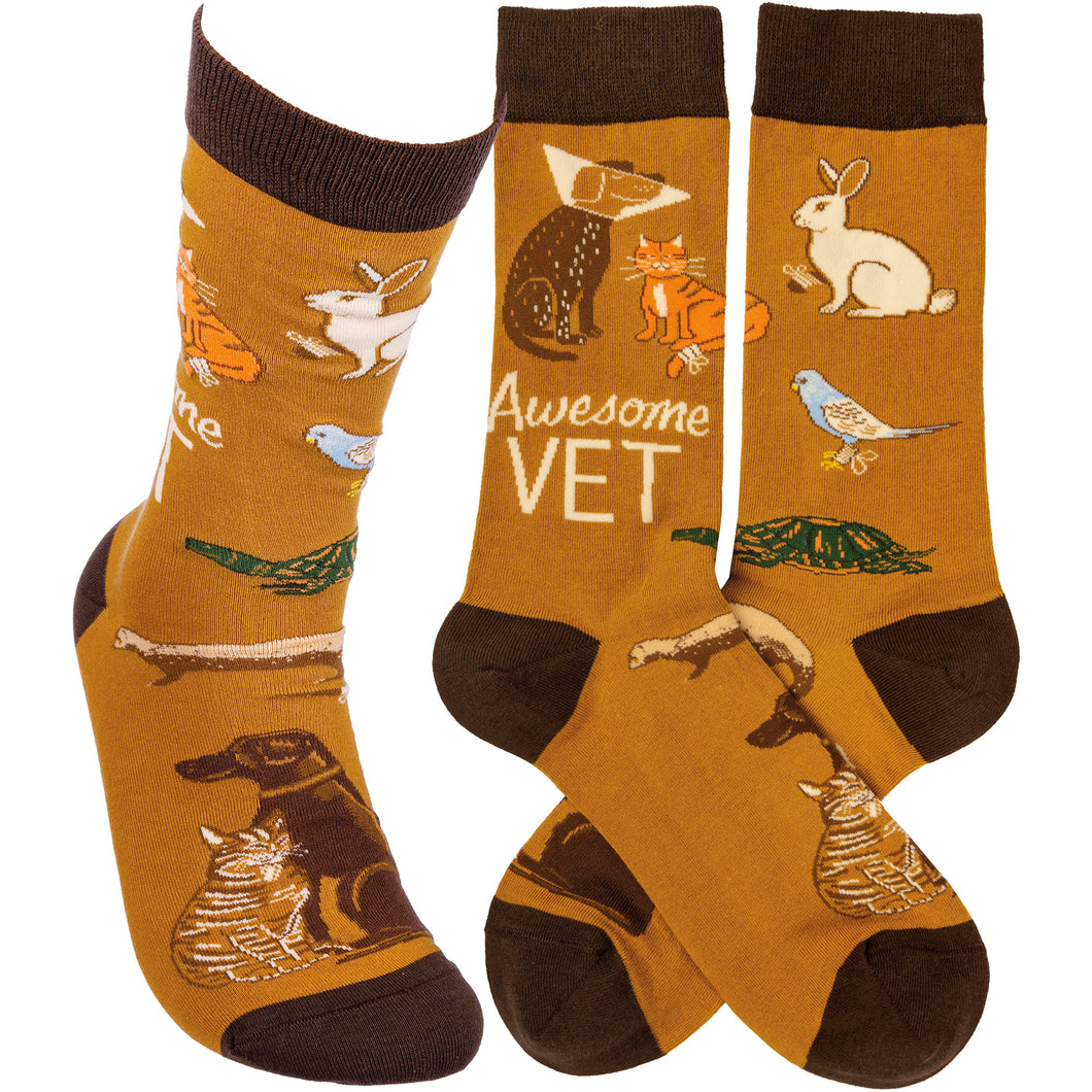 Awesome Vet Socks / Veterinarian (Unisex)