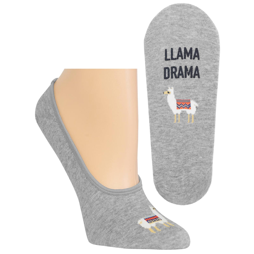 Llama Drama Socks (Women’s) No Show Socks