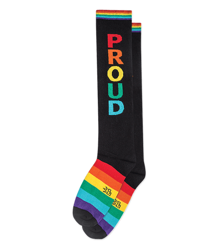 PROUD   Rainbow Socks (Unisex )