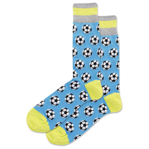 Soccer Balls and Stripes Socks (Men’s)