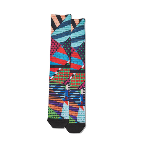 Graffiti Wall Design Socks (Women’s)