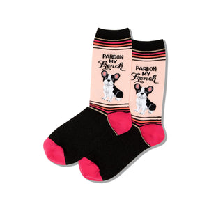 Pardon My French Socks (Women’s) French Bulldog/ Frenchie Dog