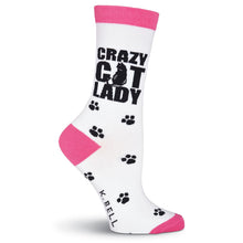 Load image into Gallery viewer, Crazy Cat Lady Socks (Women’s)