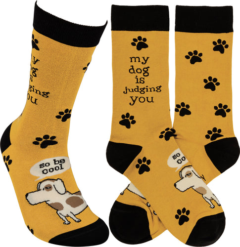 My Dog Is Judging You Socks / So Be Cool (Unisex)