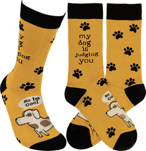 My Dog Is Judging You Socks / So Be Cool (Unisex)