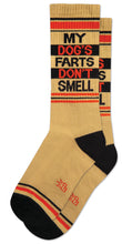 Load image into Gallery viewer, My Dog’s Farts Don’t Smell (Unisex) Gym Socks