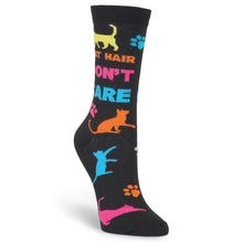 Load image into Gallery viewer, Cat Hair Don’t Care Socks (Women’s)