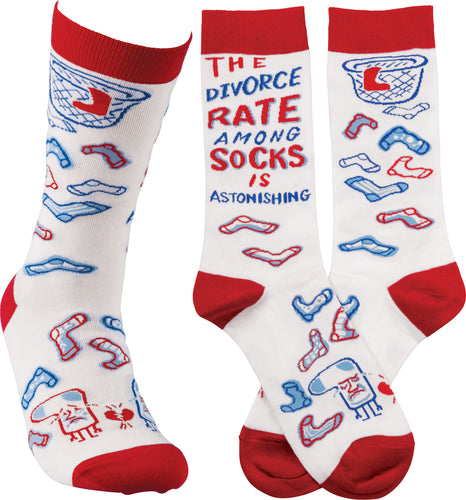 The Divorce Rate Among Socks is Astonishing (Unisex)