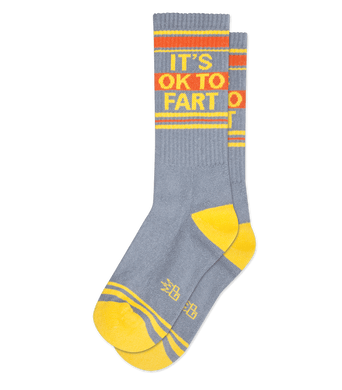 It’s Ok To Fart Socks (Unisex) Gym Socks