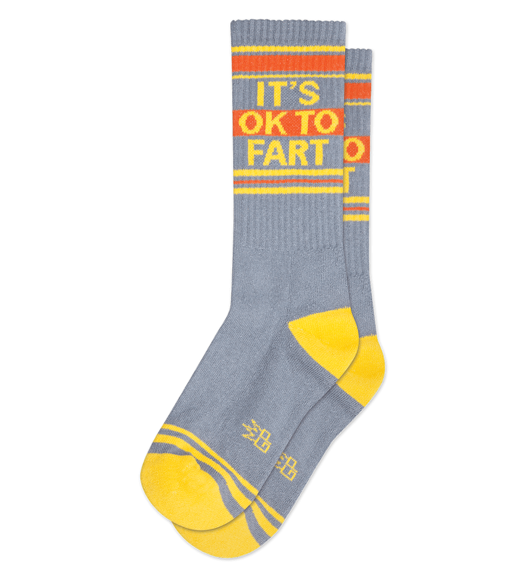 It’s Ok To Fart Socks (Unisex) Gym Socks