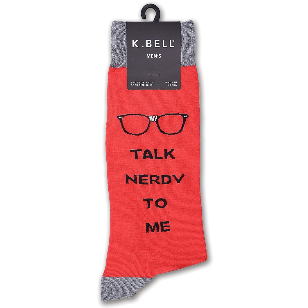 Talk Nerdy To Me Socks  (Men’s)