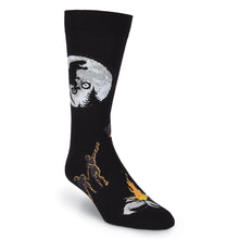 Load image into Gallery viewer, T- Rex Bike Ride - Dinosaur- Socks : Arch Support