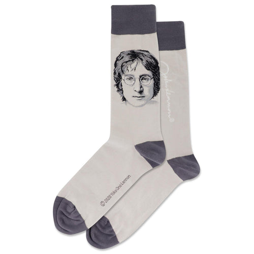 John Lennon Face Photo Socks (Men’s)