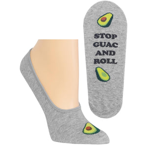 Stop Guac And Roll Socks (Women’s) Avocado No Show Socks