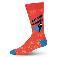 Load image into Gallery viewer, Captain Obvious Socks (Men’s)