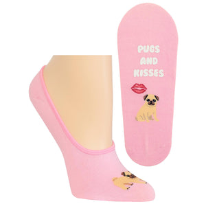 Pugs and Kisses Socks (Women’s) Pug Dog